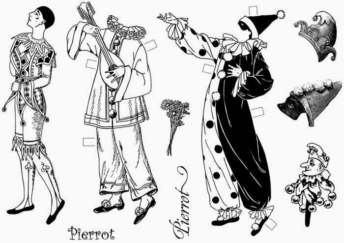 Vintage Halloween: Pierrot the Adorably Sad Clown