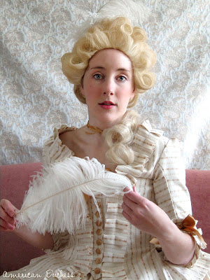 How To Make an 18th Century Wig from an Affordable "Costume" Wig