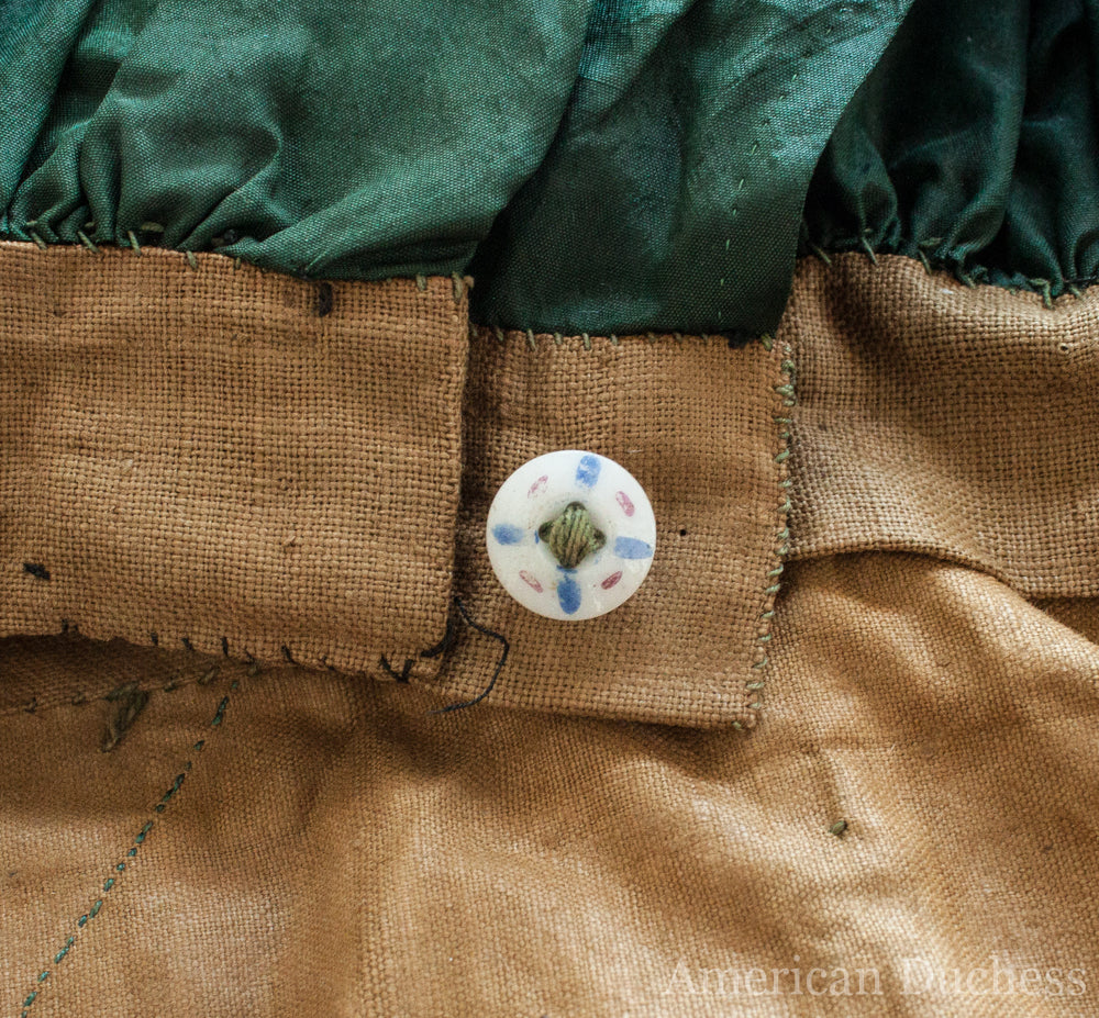 1820s Green Dress - Basic Measurements and Sleeve Examination