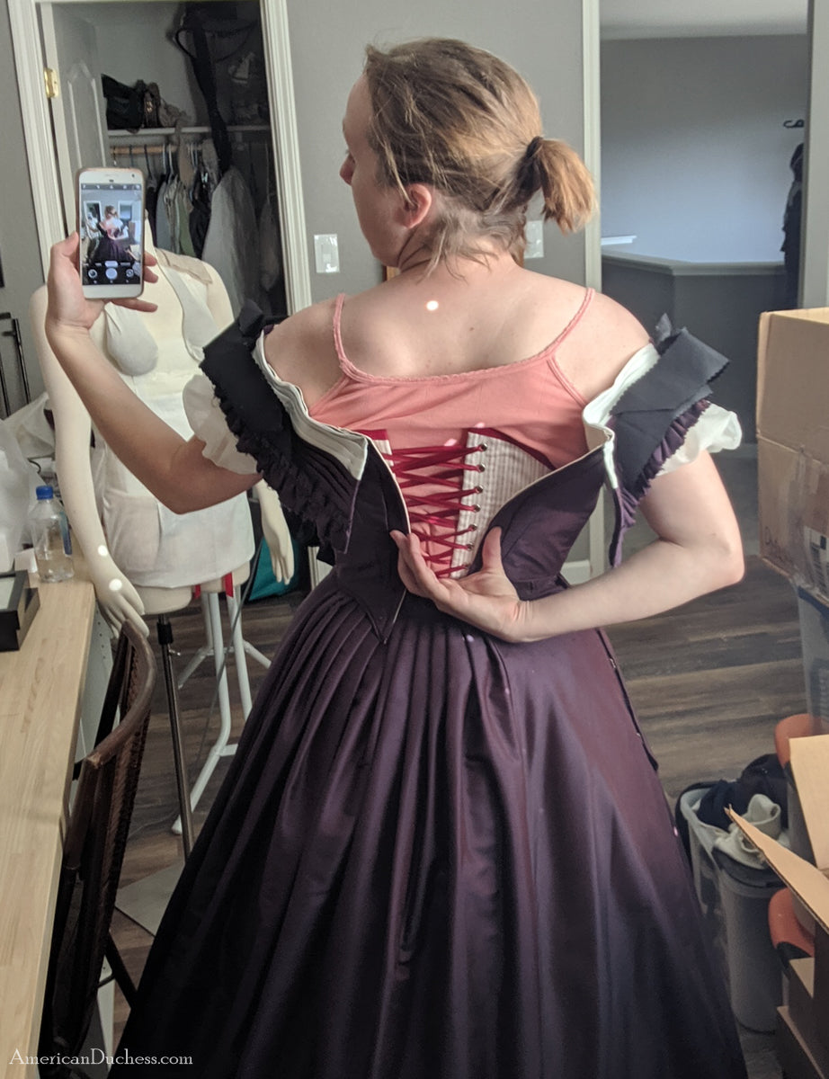 Altering My 1860s Evening Gown