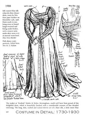 A 1908 Evening Gown, Beginnings