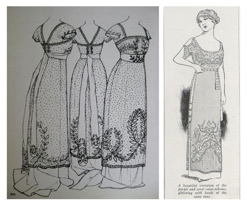 V9: 1912 "Titanic" Edwardian Gown Design