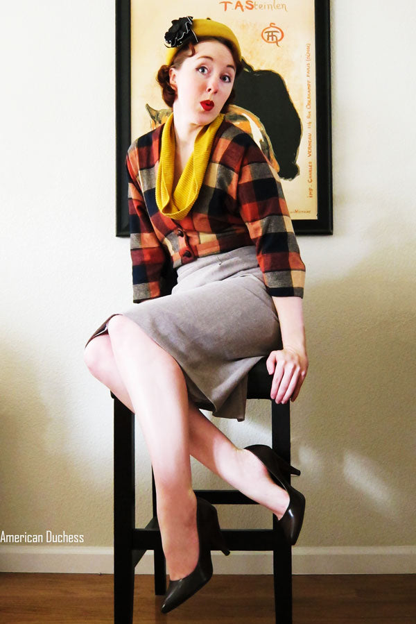 1950s 1-yard Jacket and Skirt