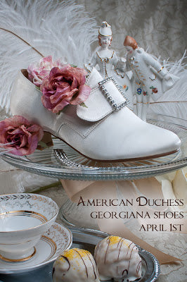 Introducing the "Georgiana" 18th Century Shoes by American Duchess