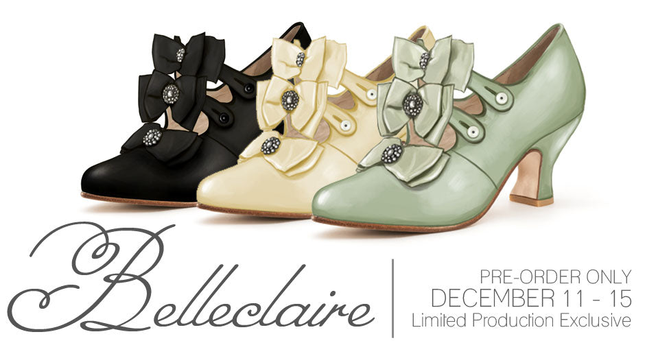 Introducing "Belleclaire" Edwardian Pumps - Pre-Order!