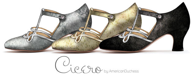 PRE-ORDER Exclusive #3 - "Cicero" 1920s Pumps