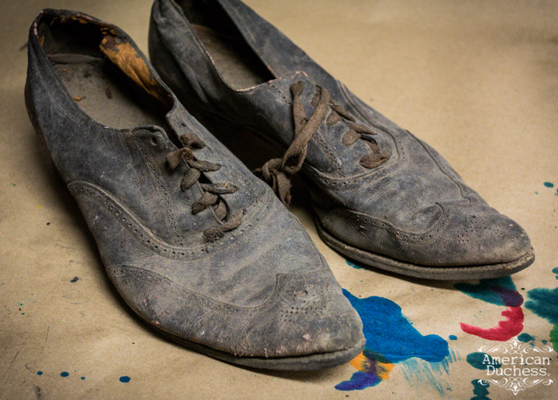 Antique Edwardian Shoe Rehab