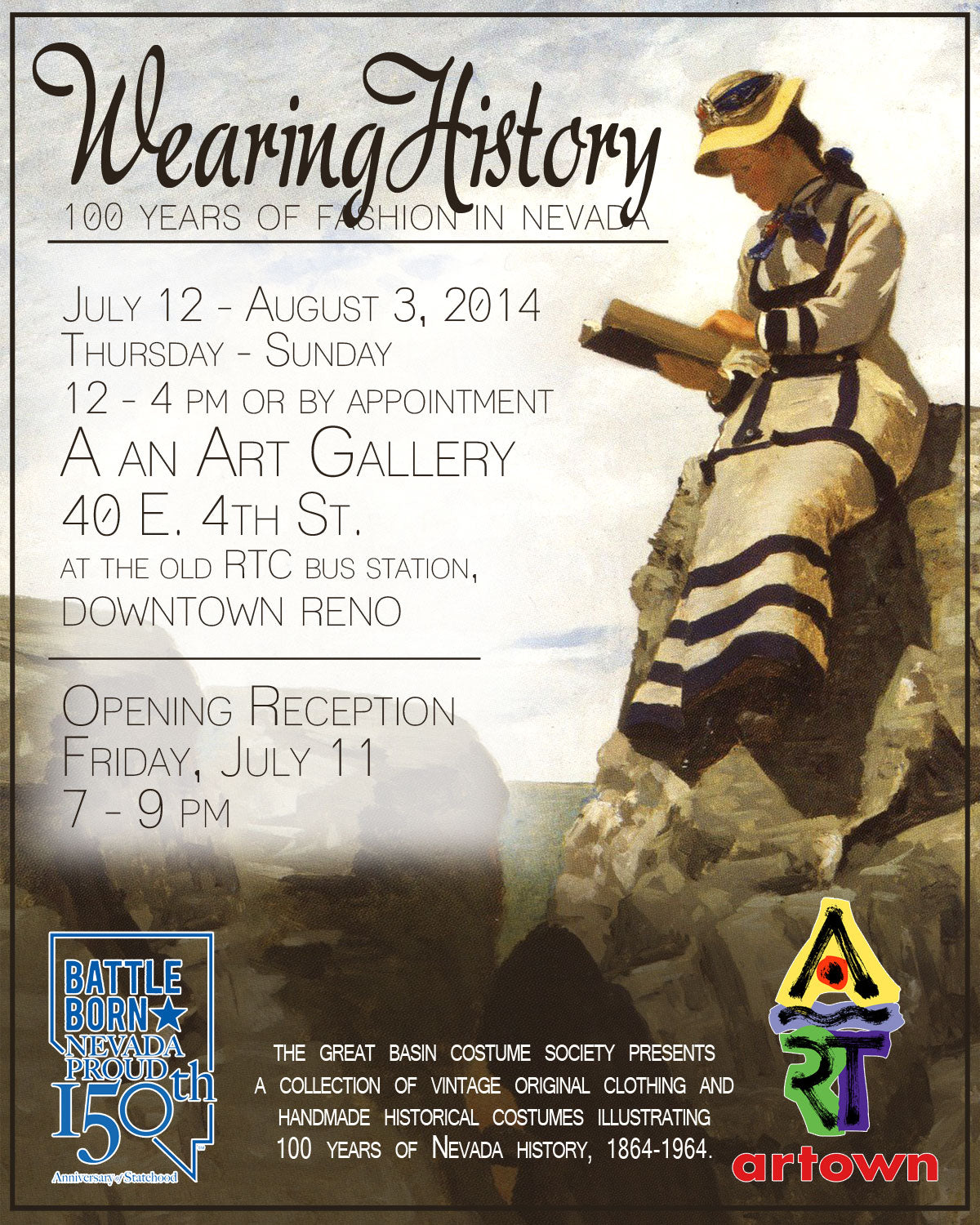 "Wearing History: 150 Years of Nevada Fashion" Opens Friday!