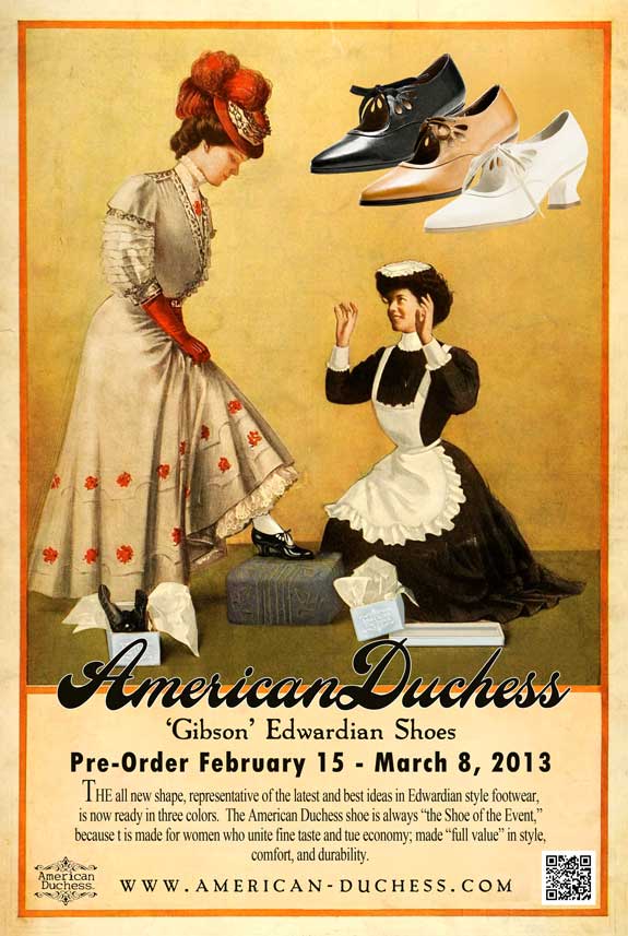 "Gibson" Edwardian Shoes Now on Pre-Order