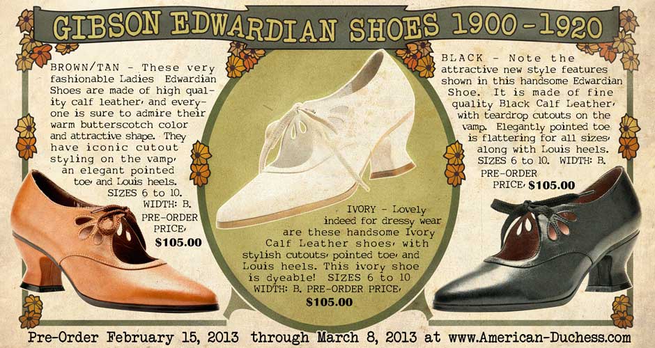 Gibson Edwardian Shoes GIVEAWAY!