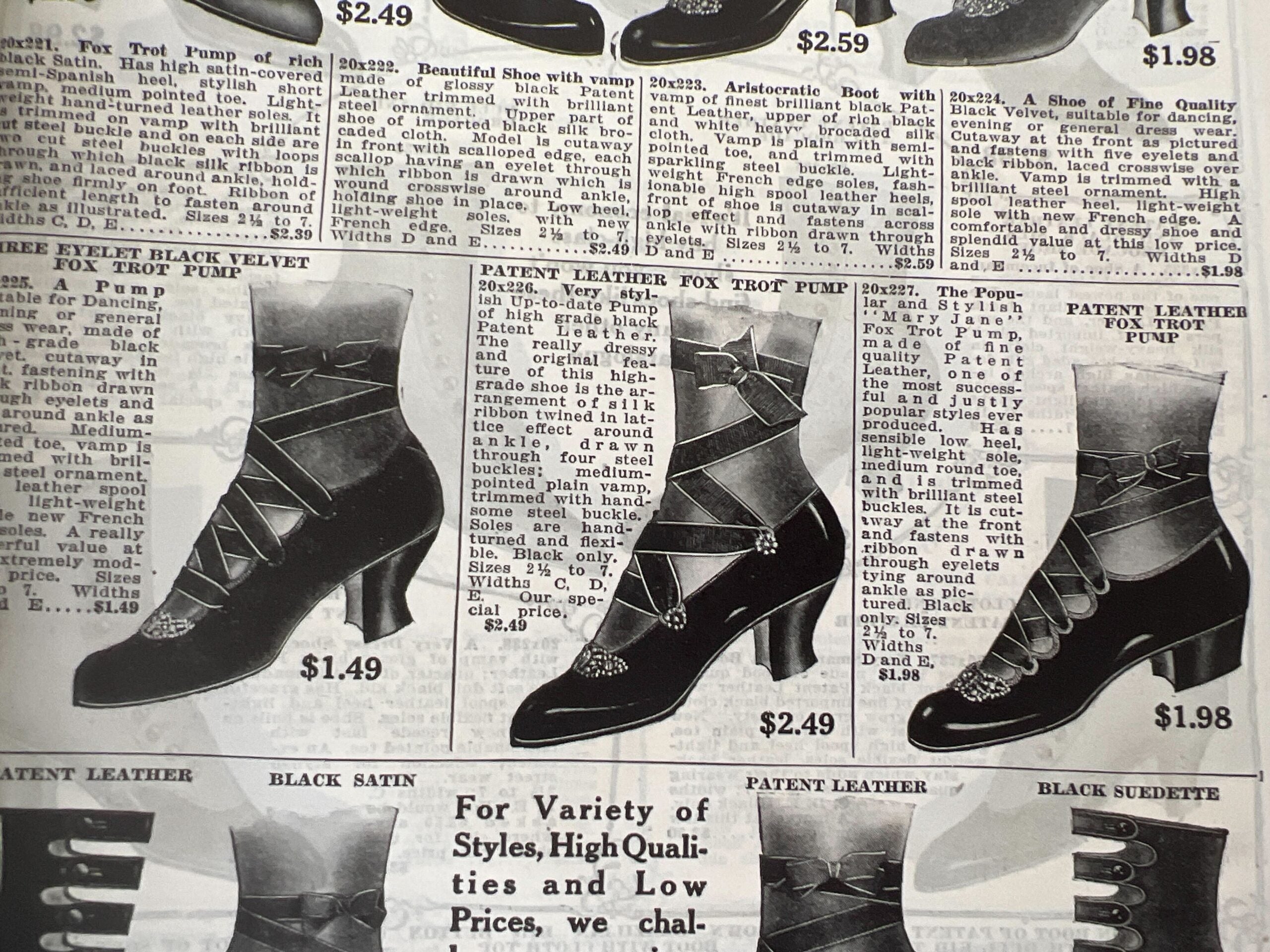 Tango Boots and Foxtrot Shoes in History