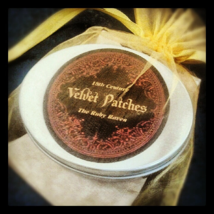 V232: Velvet Patches for 18th Century Dress Up, by Ruby Raven