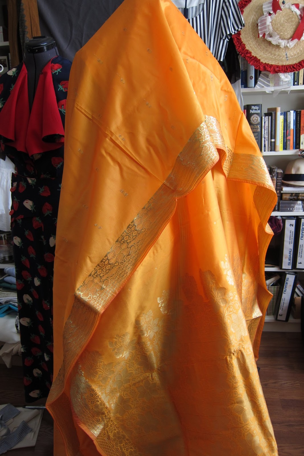 ORANGE! Regency Test Dress In Progress