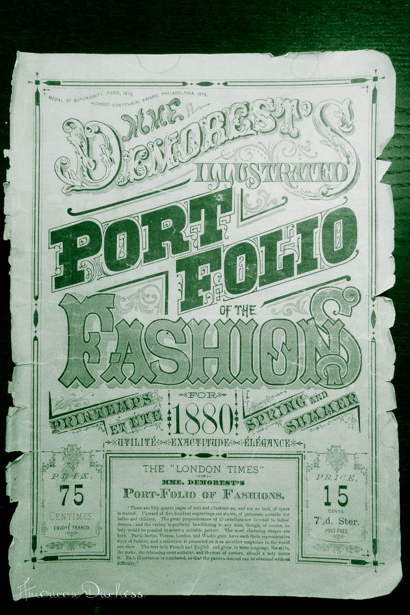 Mme Demorest's Illustrated Portfolio of the Fashions for 1880