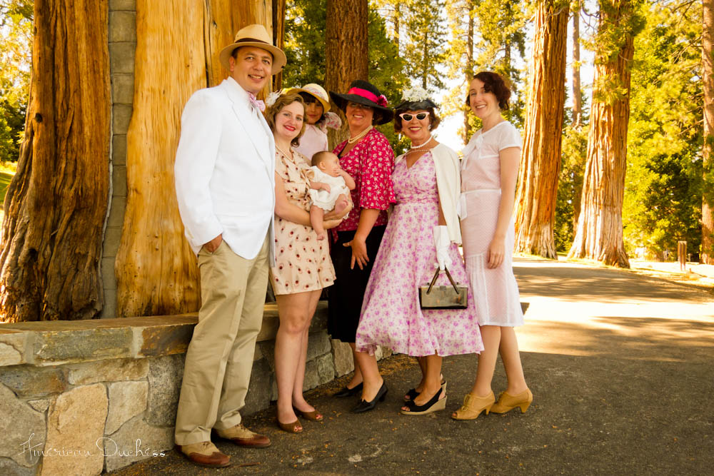 V210: Sugarpine Living History Day 2012, and 1933 Vintage Vogue Dress