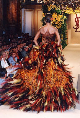 I'm NOT Crazy! - Examples of Incredible Feather Gowns