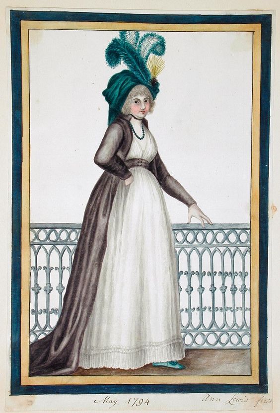 Spring2019 - A New Pattern for Simplicity - 1790s Gown and Open Robe!