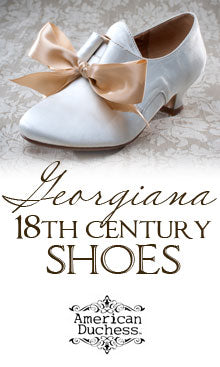 Georgiana 18th Century Silk Shoes: Available Now, Again