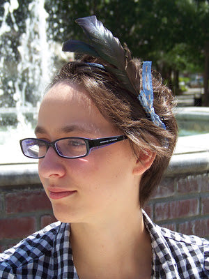 Rococo-Inspired Feather Headbands