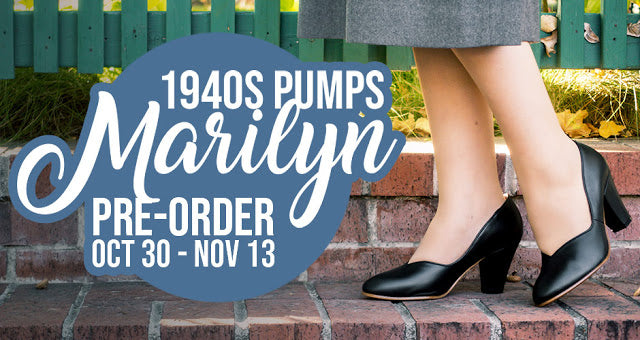 Marilyn 1940s Pumps - Pre-Order OPEN!