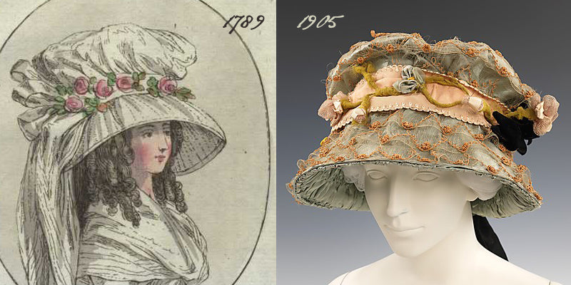 V89: Fashion Face-Off - Hats of the 1780s and 1910s