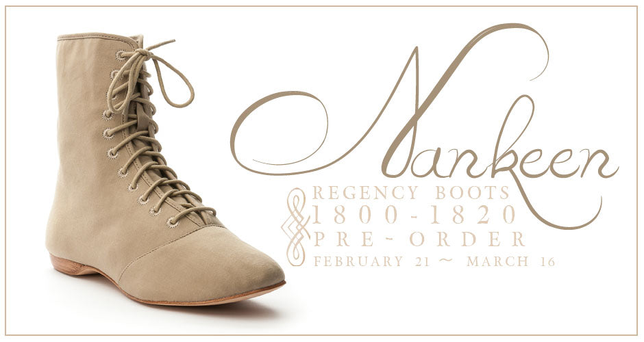 Introducing and Celebrating Nankeen Regency Boots