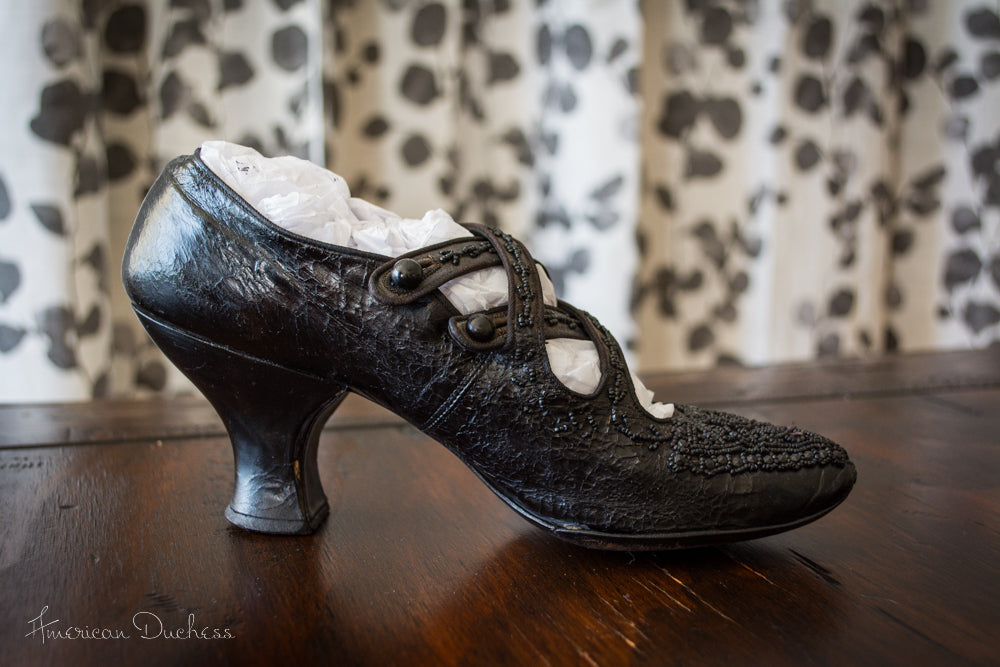 An Original "Astoria" Edwardian Shoe Restored