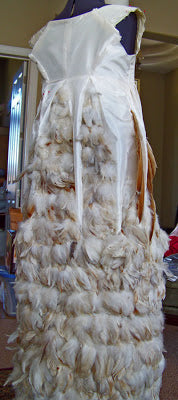 18th c Barn Owl Costume Madness : Progress at Last