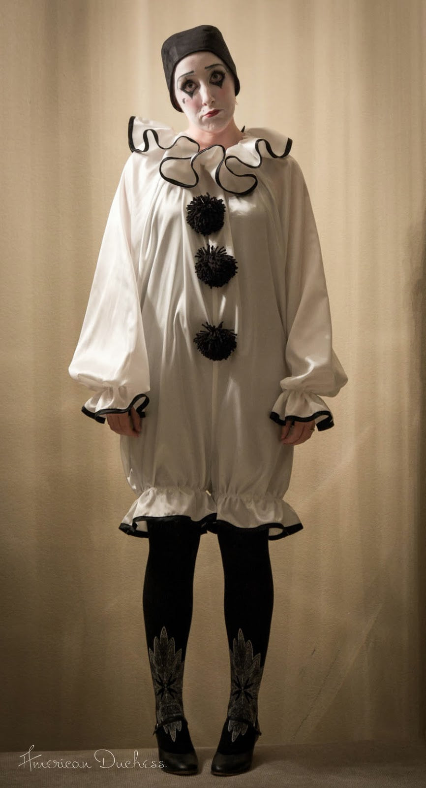 My Utterly Ridiculous Pierrot Clown Costume - Halloween 2013