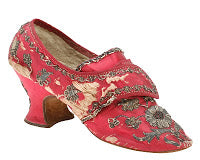 18th c. Shoes: Why Silk Fabric and not Leather?