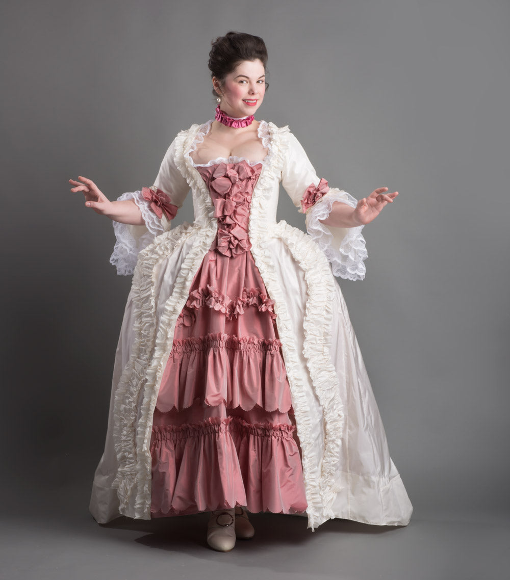 The American Duchess Guide: Behind the Scenes With The 1760s Sacque Gown {Video}