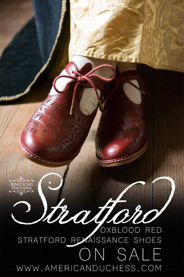 Oxblood Stratford Elizabethan Shoes ON SALE