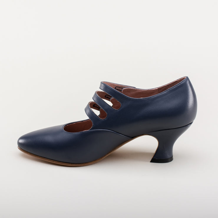 Bellatrix Women's Edwardian Shoes (Navy) – American Duchess