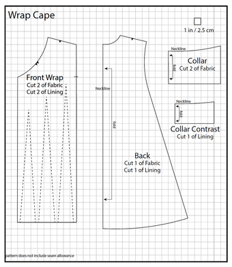 Wrap Cape - Free Pattern PDF – American Duchess