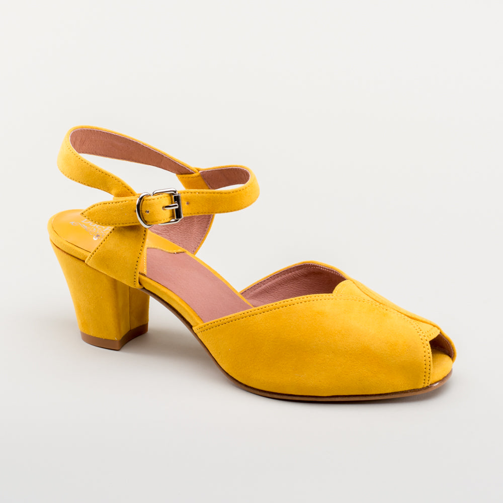 Lido Women's Vintage Sandals (Yellow) – American Duchess