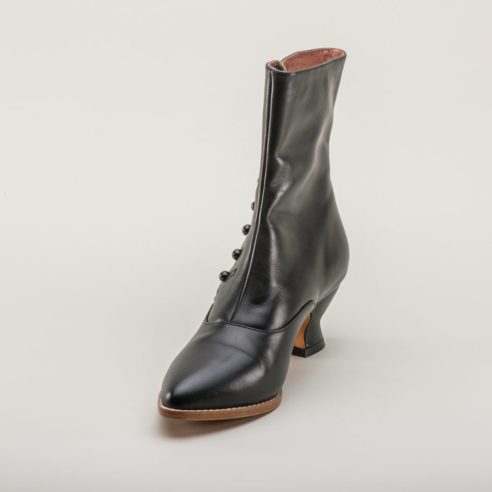 Tavistock Women's Victorian Button Boots (Black) - 12